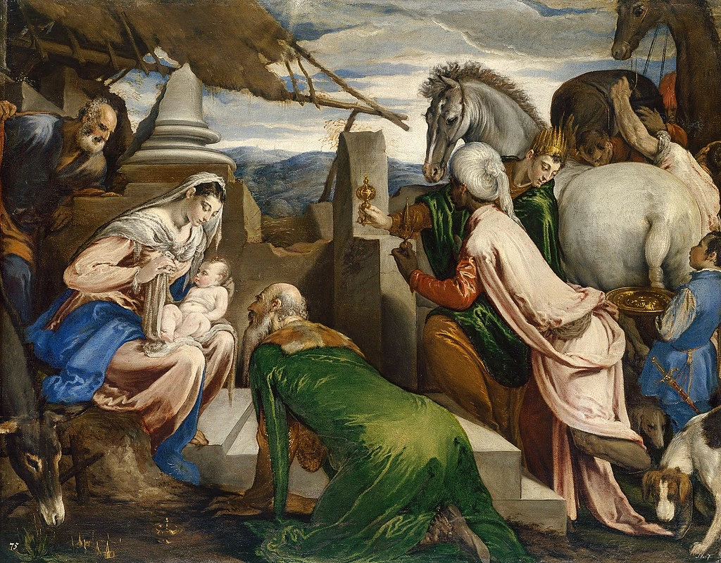 Adorazione dei Magi - Kunsthistorisches Museum, Jacopo da Ponte, detto Bassano